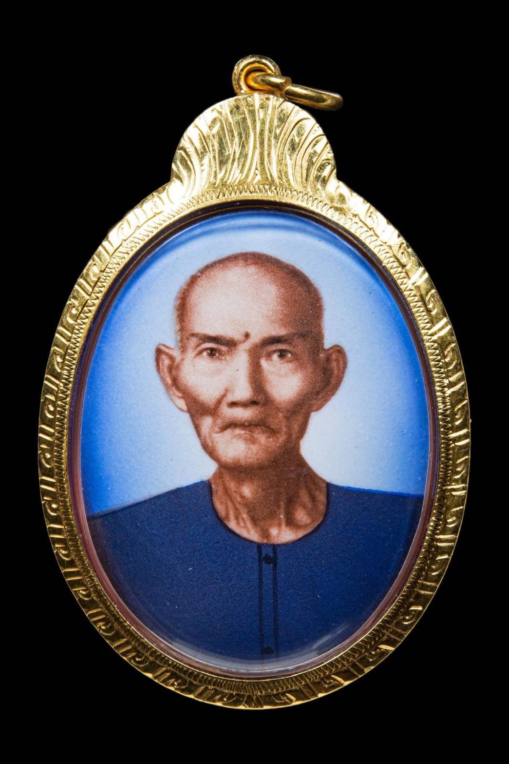 (296032) ผ้ายันต์ฟ้าประทานพร  10กา 2วน ปี2519-2520 ผ้าดิบ  บล็อกนิยม เซียนแปะโรงสี จ.ปทุมธานี