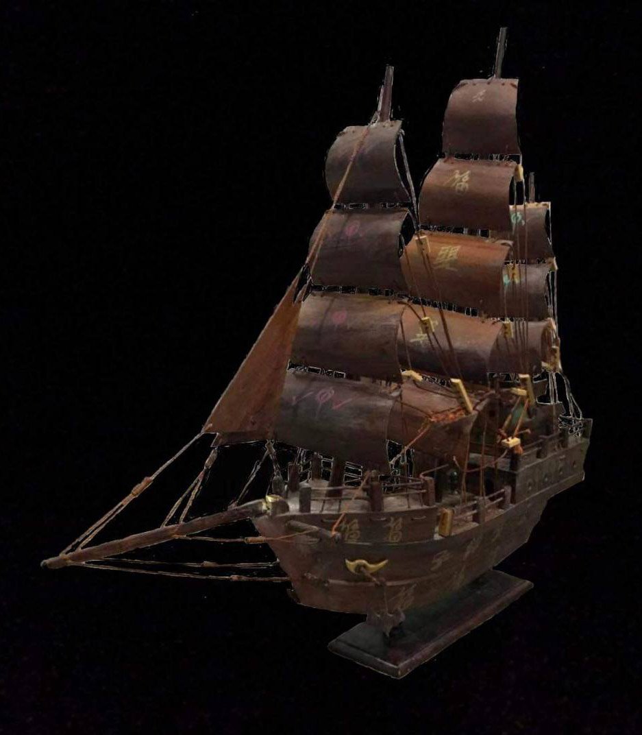  (296078) ล็อกเก็ต เซียนแปะโรงสี  รุ่นแรก พิมพ์กลาง ฉากฟ้า หน้าแก่  ปี 2519 จ.ปทุมธานี