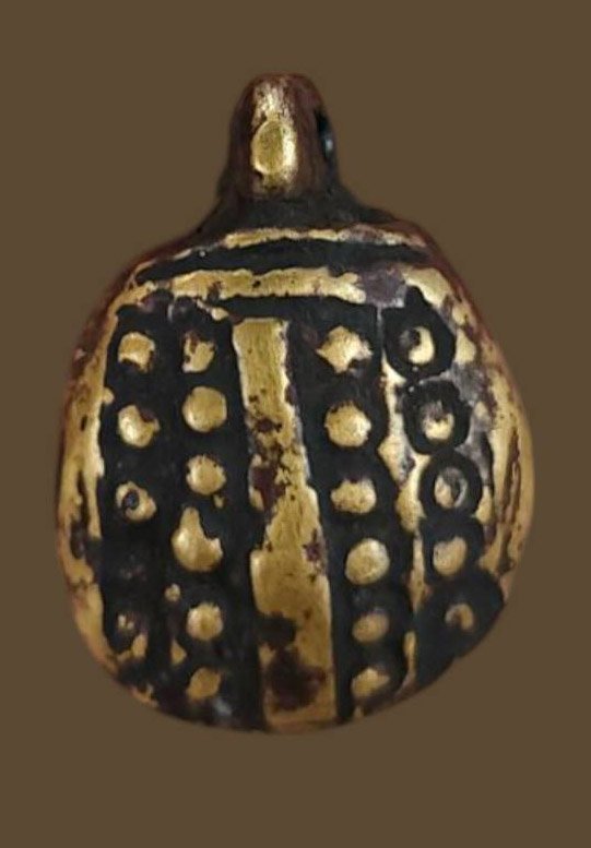 304831 พญาเต่าเรือนหลวงพ่อเงิน เนื้อโลหะผสม พุทธศักราช2451-2462 วัดหิรัญญาราม(วัดวังตะโก) จ.พิจิตร