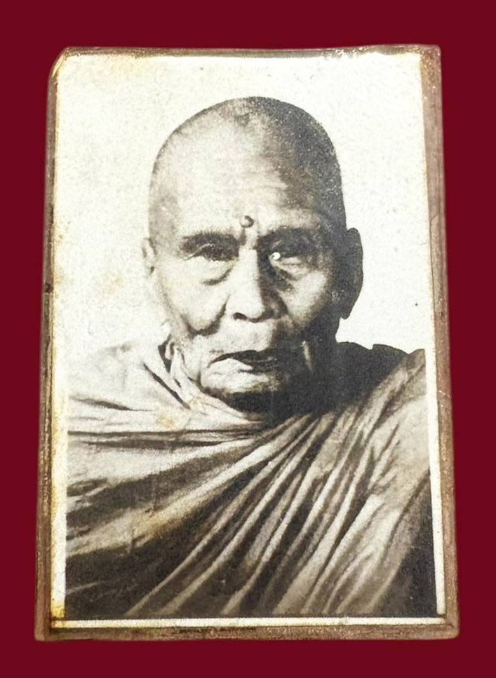 304848 รูปถ่ายอาจารย์นำ ชินวโร วัดดอนศาลา รุ่นเเรก ปี2506-2509 ขนาด1.5นิ้ว จังหวัดพัทลุง