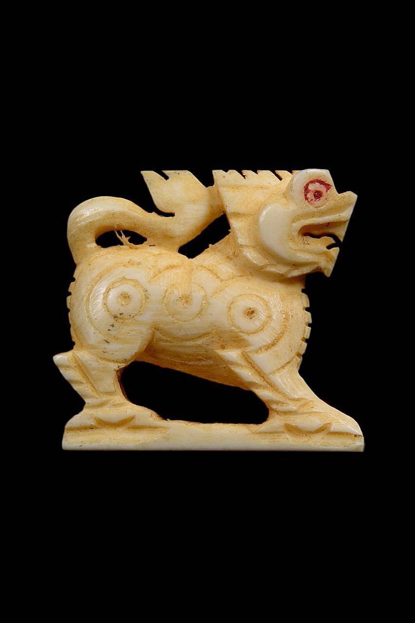 304911 สิงห์สามขวัญงาแกะ หลวงพ่อหอม  วัดชากหมาก  จ.ระยอง