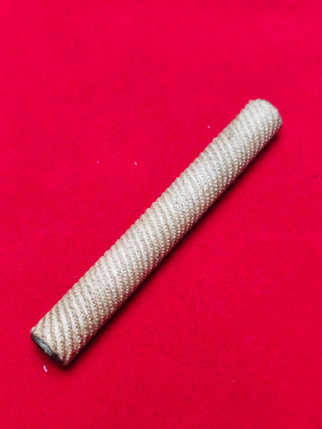 304934 ตะกรุดวิรุณจำบัง (นิยม)  เนื้อทองเหลืองและตะกั่ว  สร้างปี 2515-2521  หลวงพ่อกวย วัดโฆสิตาราม  (บ้านแค) จ.ชัยนาท 