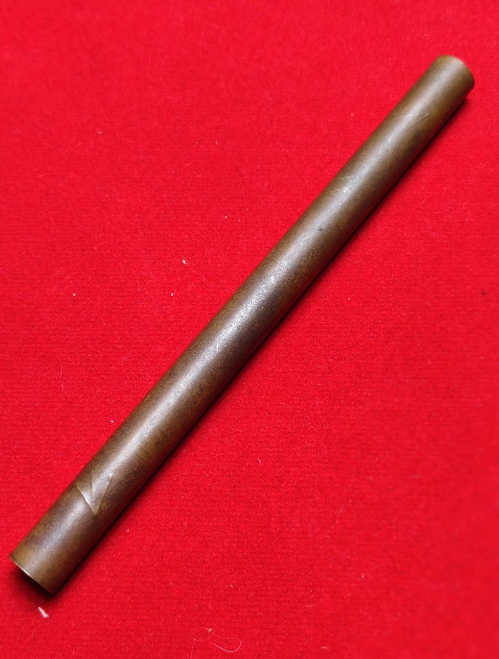 304948 ตะกรุดหนุนดวง คู่วิรุณจำบัง  เนื้อทองแดง  สร้างปี 2515-2521  หลวงพ่อกวย วัดโฆสิตาราม  (บ้านแค) จ.ชัยนาท 