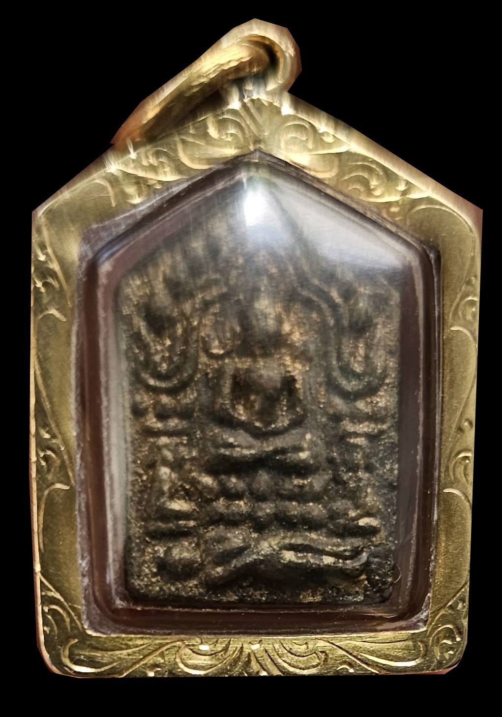 305085 พระขุนแผนหลวงปู่ทิม พิมพ์เล็ก บล็อกแรก  เนื้อผงพรายกุมาร ประมาณปี 2516-2517 วัดละหารไร่ จ.ระยอง