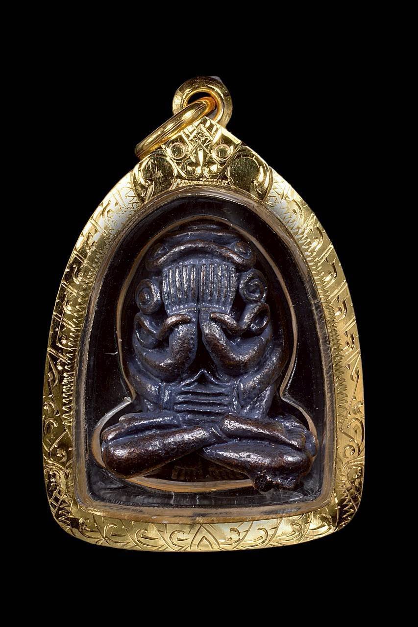 305107 พระปิดตาอุตตโม  หลวงปู่ทิม วัดละหารไร่ เนื้อนวะโลหะ  ปี 2518 จ.ระยอง