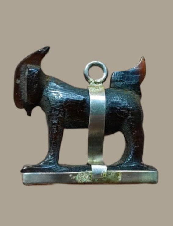 305132 แพะหลวงพ่อลัด  เนื้อเขาควายแกะ พุทธศักราช2520-2530 วัดหนองกระบอก จ.ระยอง