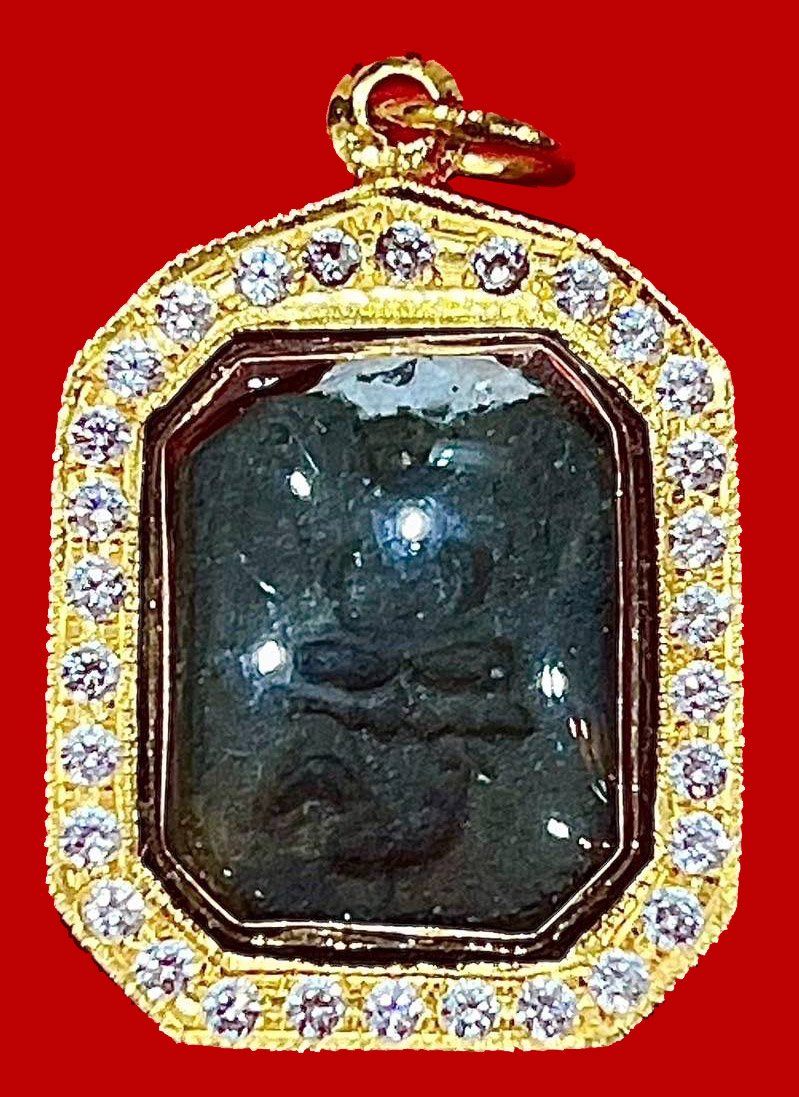  302385 ไก่จิ๋วหลวงพ่อปาน  วัดโคกเสือ ปี 2505  เนื้อดิน จังหวัดอยุธยา