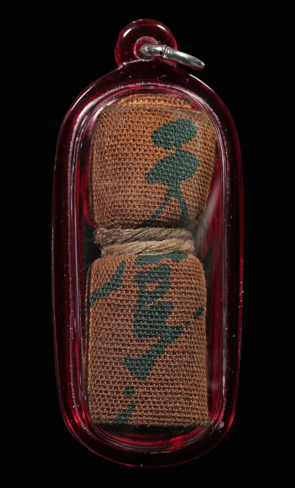 305358 ผ้ายันต์ฟ้าประทานพร  ตะกรุดมัดมือ 2วน หางยาว  บล็อกนิยม ปี2519  เซียนแปะโรงสี  จังหวัดปทุมธานี 