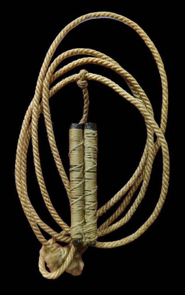 305387 ตะกรุดสาริกาคู่ หลวงพ่อทบ เนื้อทองแดง  พุทธศักราช 2500-2510 วัดพระพุทธบาทชนแดน จังหวัดเพชรบูรณ์