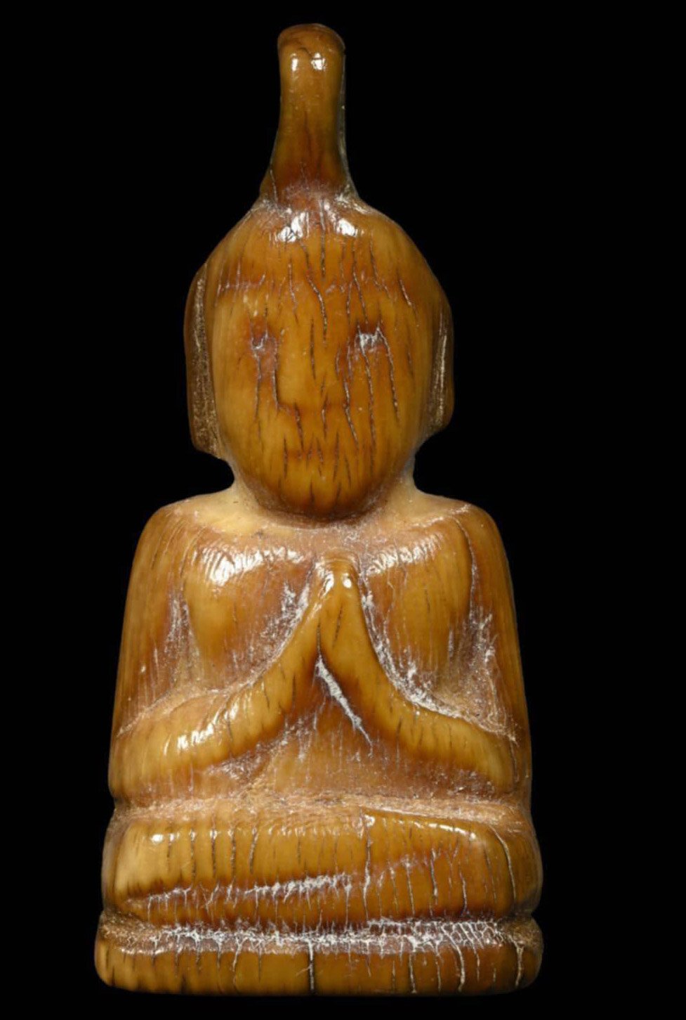 305437 พระพุทธ อาจารย์เฮง  ไพรวัลย์ เนื้องาแกะ   ประมาณ พ.ศ. 2479 -2490   วัดสะแก จ.พระนครศรีอยุธยา