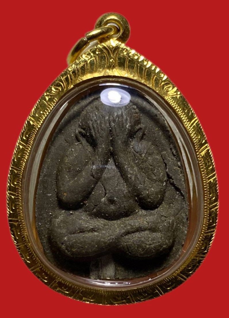 305508 หลวงปู่โต๊ะ  วัดประดู่ฉิมพลี  ปิดตายันดวงเล็ก เนื้อใบลาน  ปี 2521 กทม.