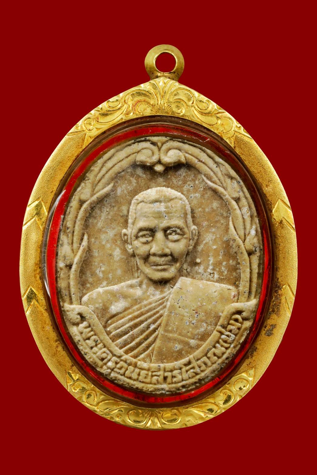 298397 พระผงรูปเหมือนหลวงพ่อชม  วัดพิมพาวาส ปี 2541  รุ่น 72 พรรษา จ.ฉะเชิงเทรา