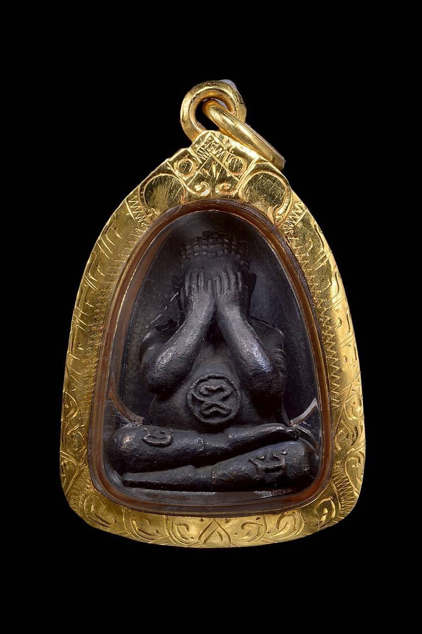 305584 พระปิดตาปุ้มปุ้ย  หลวงพ่อท่านคลิ้ง  วัถลุงทอง รุ่นแรก  ปี 2521  จ.นครศรีธรรมราช