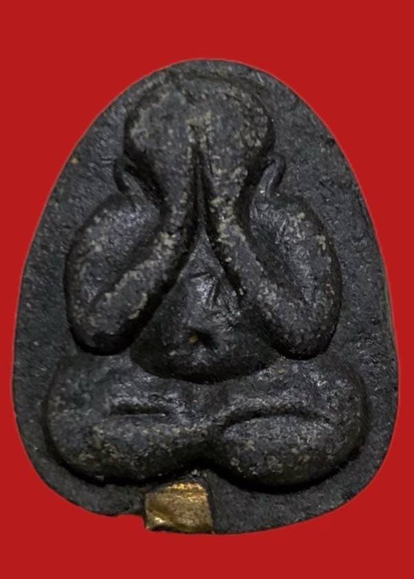 305655 ปิดตาหลวงปู่โต๊ะ  วัดประดู่ฉิมพลี  ปิดตายันต์ดวงเล็ก ปี 2521 เนื้อใบลาน  กทม.