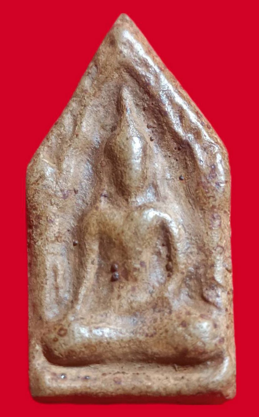 302434 ขุนแผนแข้งหมอน เนื้อดินผสมทรายเสก  (บล๊อคนิยม) ปี 2500 หลวงพ่อกวย วัดโฆสิตาราม  จังหวัดชัยนาท