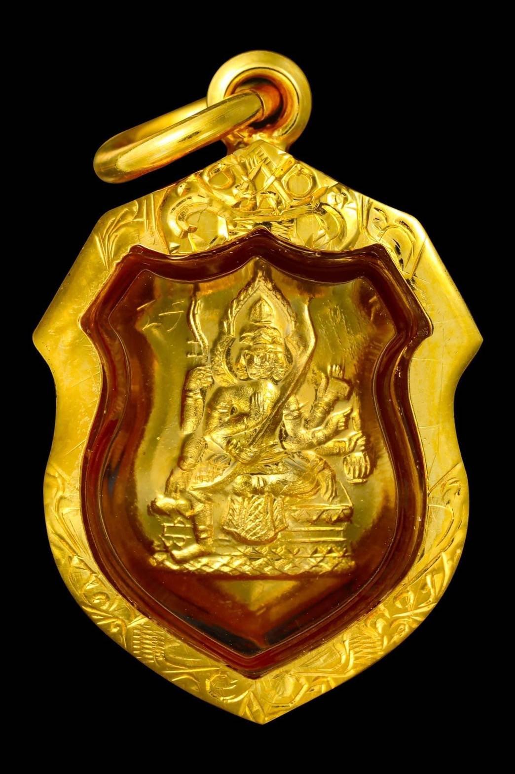 298135 เหรียญอาร์มเล็กหลวงปู่สีห์  วัดสะแก ปี2523 เนื้อทองคำ จังหวัดอยุธยา