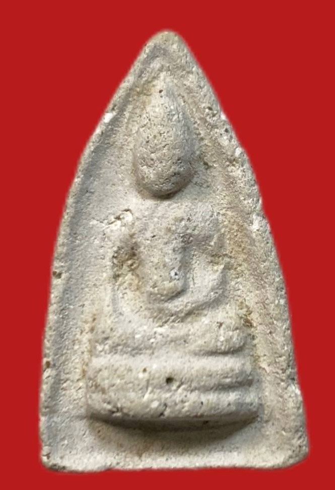 305894 คุณแม่บุญเรือน  วัดอาวุธสิตาราม พุทโธน้อย รุ่นแรก  พิมพ์เล็ก ปี2494  เนื้อผง กทม.