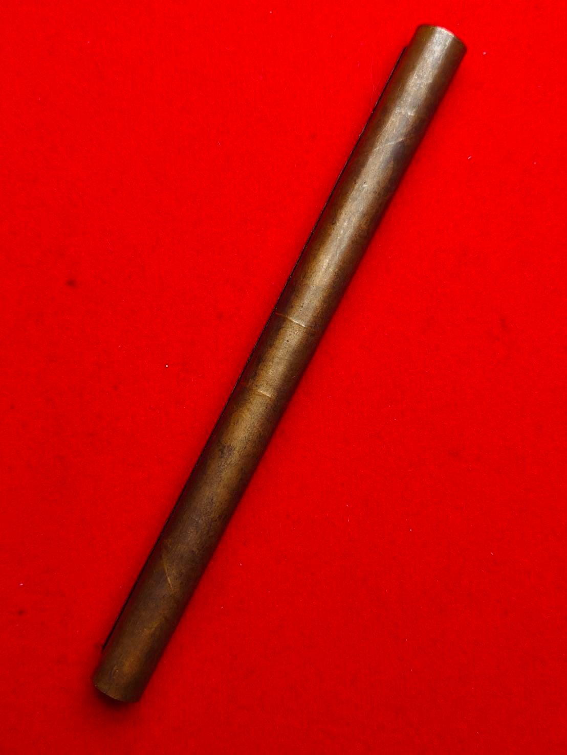 305919 ตะกรุดหนุนดวง  คู่วิรุณจำบัง เนื้อทองแดง  สร้างปี 2515-2521  หลวงพ่อกวย วัดโฆสิตาราม  (บ้านแค) จ.ชัยนาท 