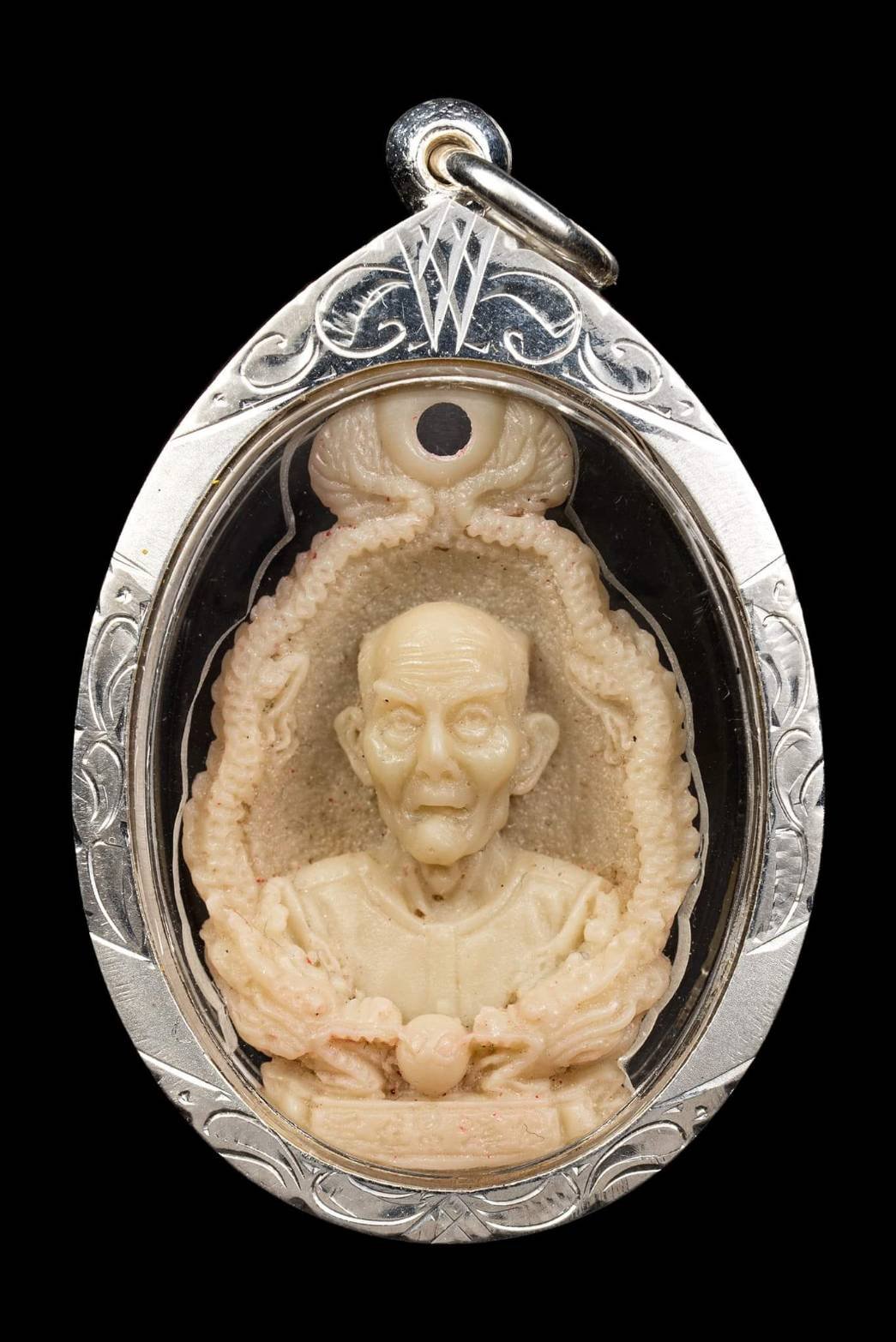 298546 เรซิ่นมังกรคู่เซียนแปะโรงสี​  ปี23​ อายุครบ 83ปี​  9 ส.ค​ ปี 2523 วัดศาลเจ้า จ.ปทุมธานี