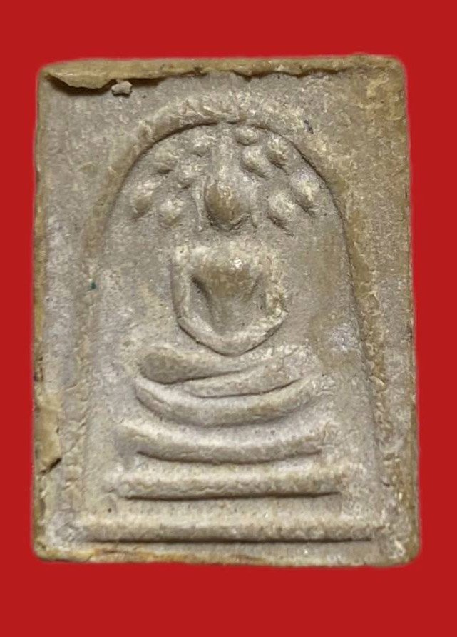 306048 หลวงปู่โต๊ะ ปี2521 วัดประดู่ฉิมพลี  สมเด็จคะแนน  พิมพ์หลังยันตื้น  เนื้อเกสร กทม