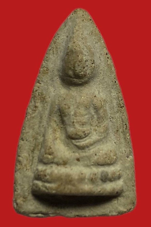 306087 คุณแม่บุญเรือน  วัดอาวุธ รุ่นแรก   พุทโธน้อย พิมพ์เล็ก  เนื้อผง ปี2494 กทม.