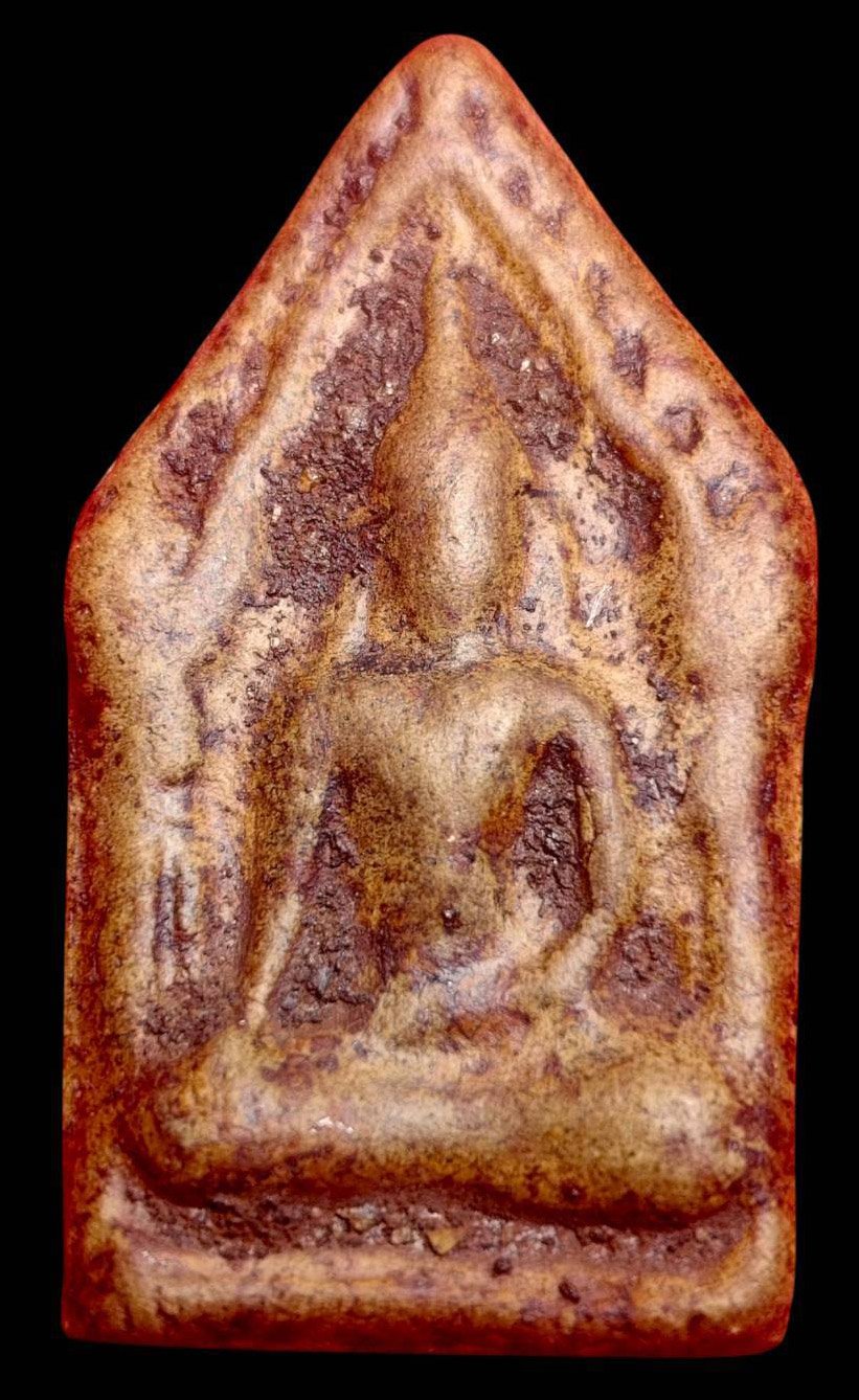 306106 พระขุนแผนแข้งหมอน  เนื้อดินเก่า ผสมทรายเสก  และ มวลสารศักดิ์สิทธิ์ พ.ศ. 2500 หลวงพ่อกวย  วัดโฆสิตาราม (บ้านแค) จ.ชัยนาท