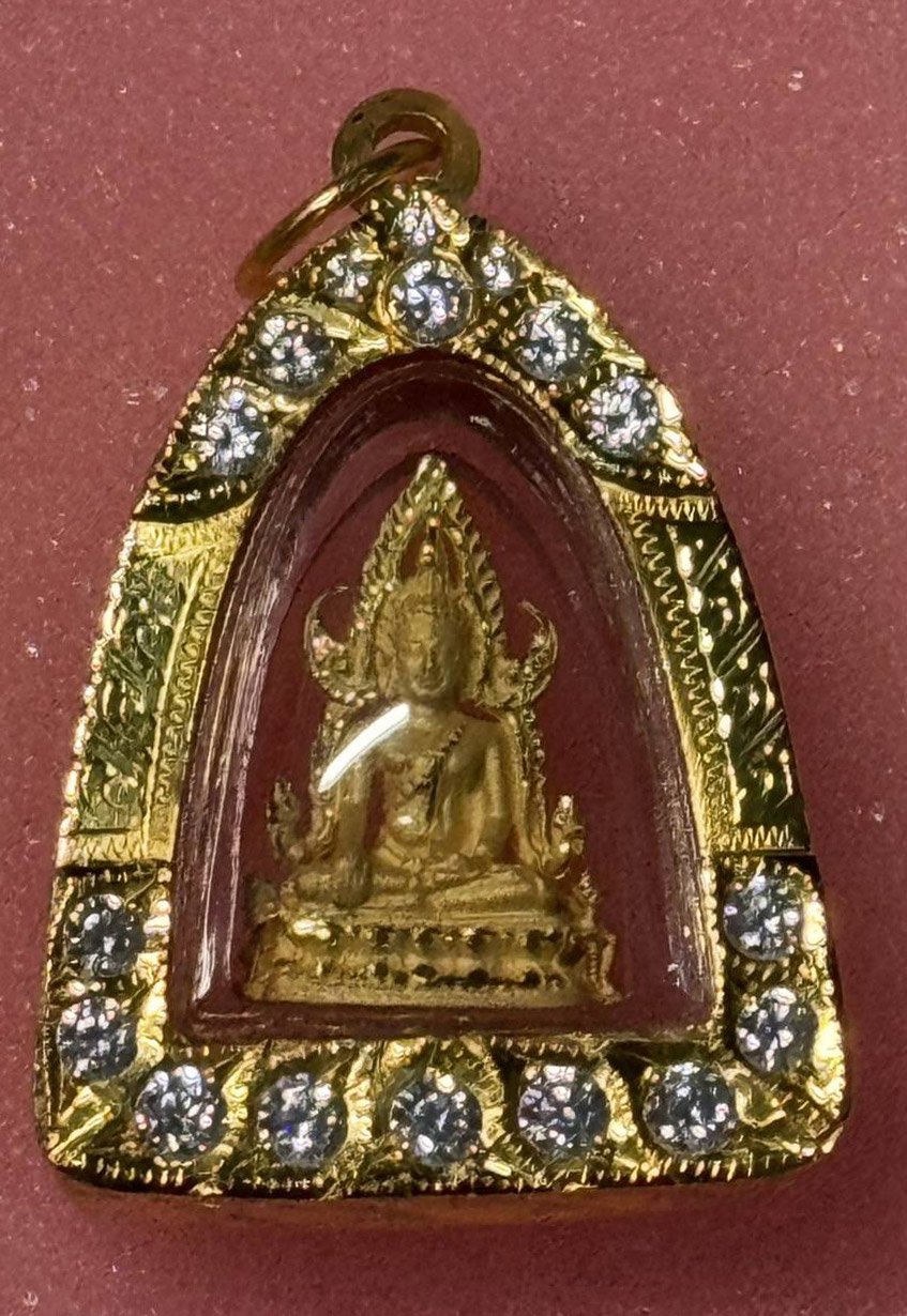 306147 พระพุทธชินราช  วัดพระศรีมหาธาตุ รุ่นประวัติศาสตร์ ปี 2562 เนื้อทองคำ จ.พิษณุโลก