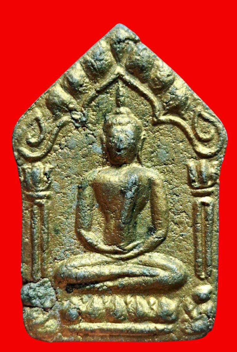 306154 ขุนแผนผงพรายกุมาร  หลังตะกรุดสาริกาคู่  หลวงปู่ทิมอิสริโก  วัดละหารไร่ ปี2515  จังหวัดระยอง