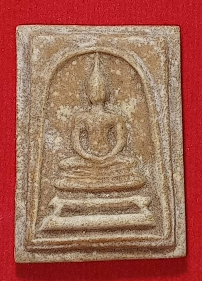 306269 พระสมเด็จถอดพิมพ์ พระครูมูล หลวงพ่อกวย ปี 2515 เนื้อน้ำมัน วัดโฆสิตาราม จ.ชัยนาท