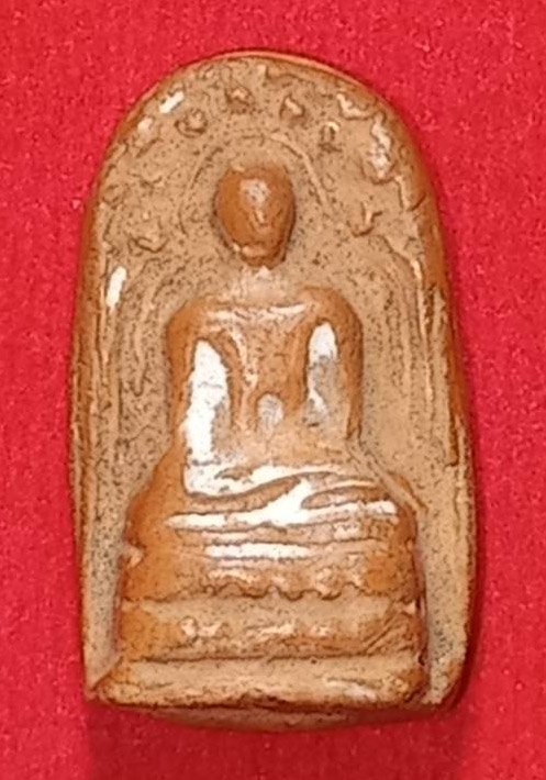 306272 พระคงก้นจารย์ ๕  หลวงพ่อกวย   ปี 2500 เนื้อดิน วัดโฆสิตาราม  จ.ชัยนาท