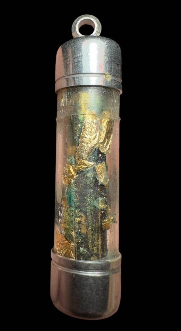 306324 ตะกรุดมหาอำนาจ เซียนแปะโรงสี  ปี2520 วัดศาลเจ้า จังหวัดปทุมธานี