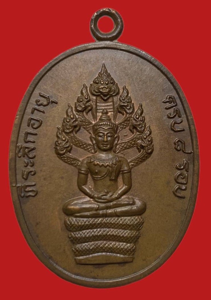 306412 เหรียญหลวงปู่ทิม   วัดระหารไร่ ปรก 8รอบ  พิมพ์ อุใหญ่  บล็อคทองคำ ปี2518  เนื้อทองแดง จ.ระยอง