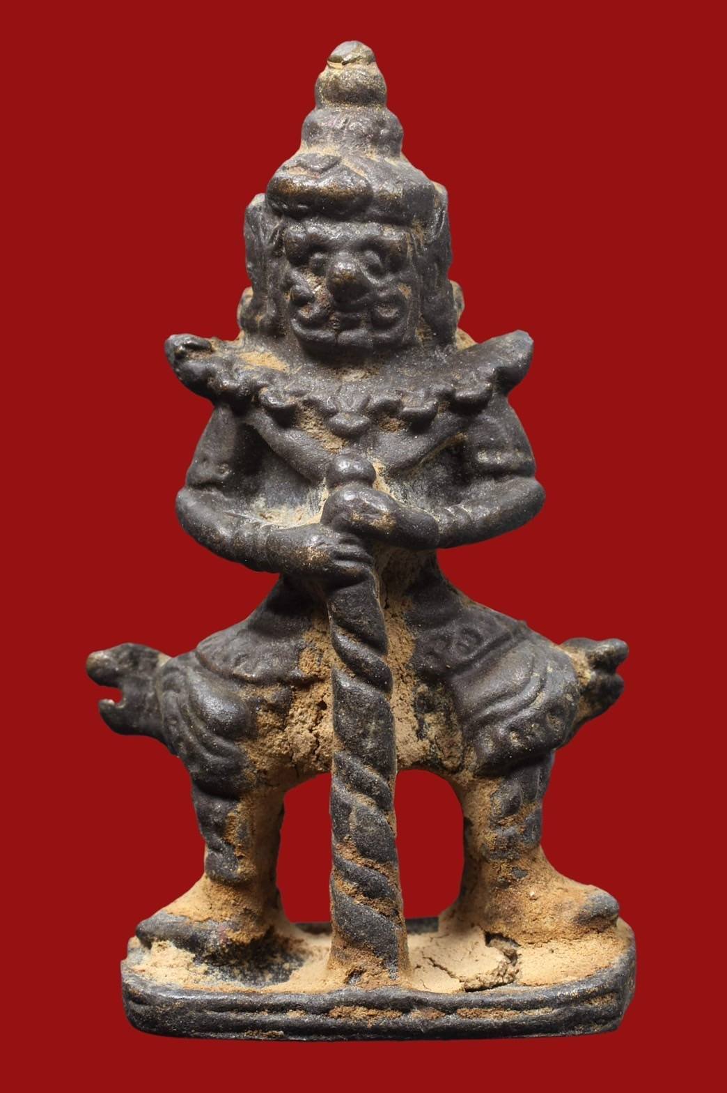  298836 ท้าวเวศสุวรรณ รุ่นเทพสถิตย์ ปี 2544 เนื้อสัมฤทธิ์ วัดสุทัศน์ กทม. (หลวงปู่หมุน ปลุกเสก)