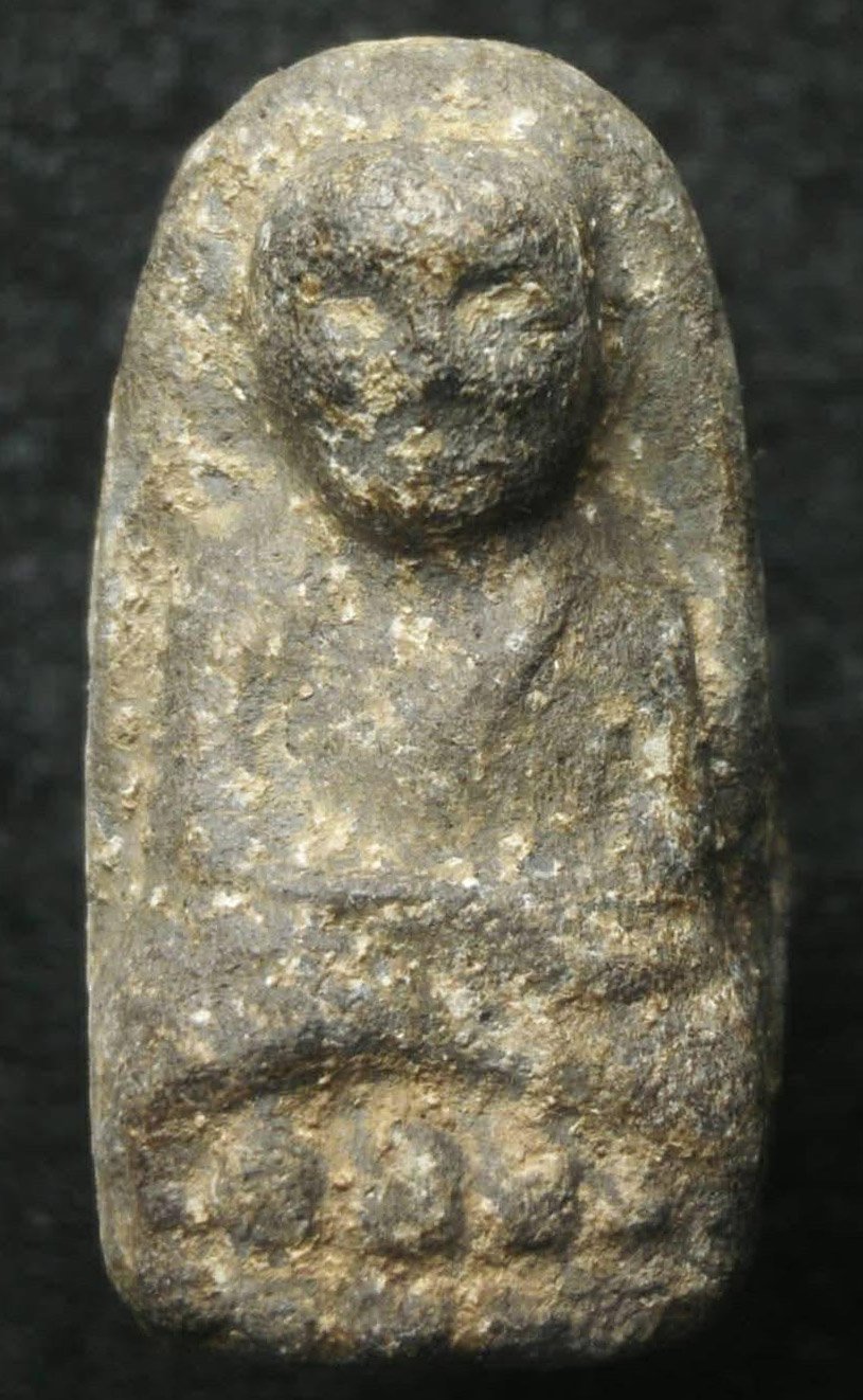 306929 หลวงปู่ทวด วัดช้างให้ ปี 2497 เนื้อว่าน พิมพ์พระรอดหน้าใหญ่ จ.ปัตตานี