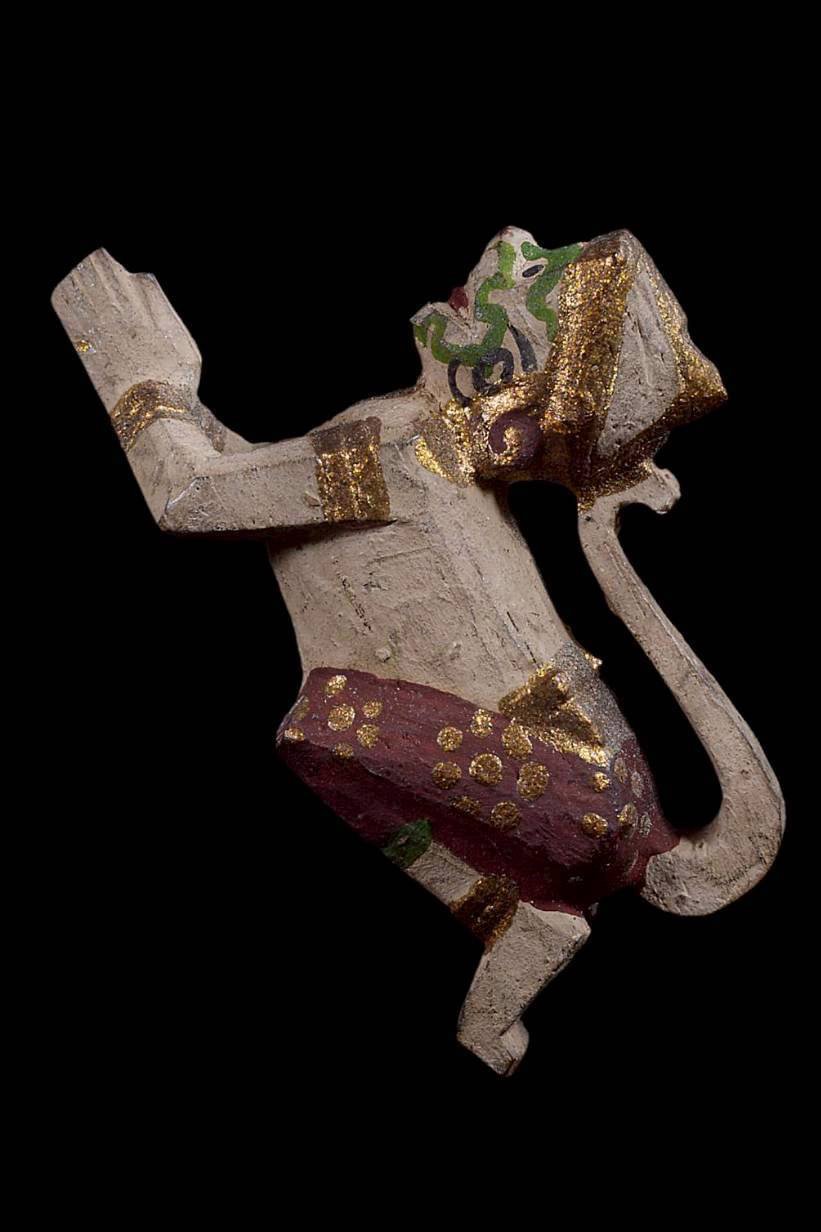 306975 หนุมานไม้แกะ หลวงปู่บุญ  วัดกลางบางแก้ว  จังหวัดนครปฐม 