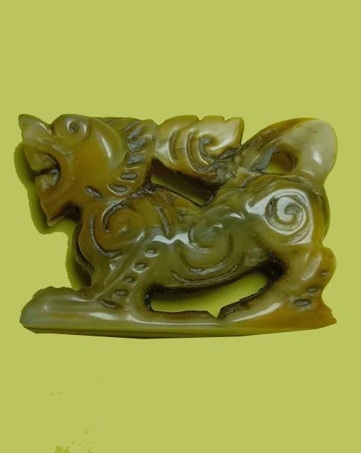 302244 สิงห์เขี้ยวแกะ3ขวัญ  หลวงพ่อเดิม  ปี2485-2493 วัดหนองโพ จ.นครสวรรค์