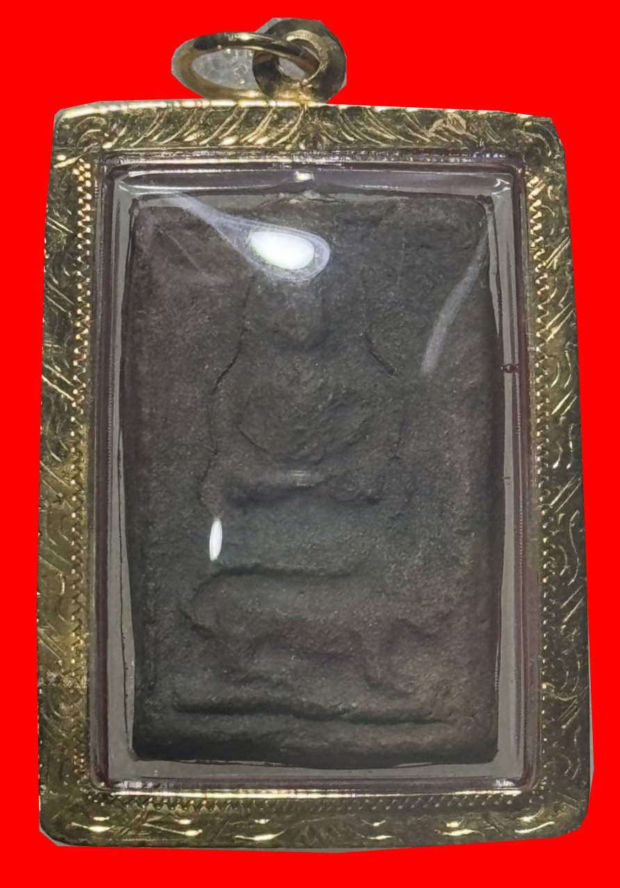 302541 หลวงพ่อผาด วัดดงตาล  ปี2478 เนื้อดิน หลวงพ่อปาน  วัดบางนมโค ร่วมปลุกเสก  จังหวัดลพบุรี