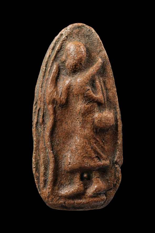 299020 พระสิวลียุคต้น เนื้อดิน หลวงพ่อกวย วัดโฆสิตาราม จังหวัดชัยนาท