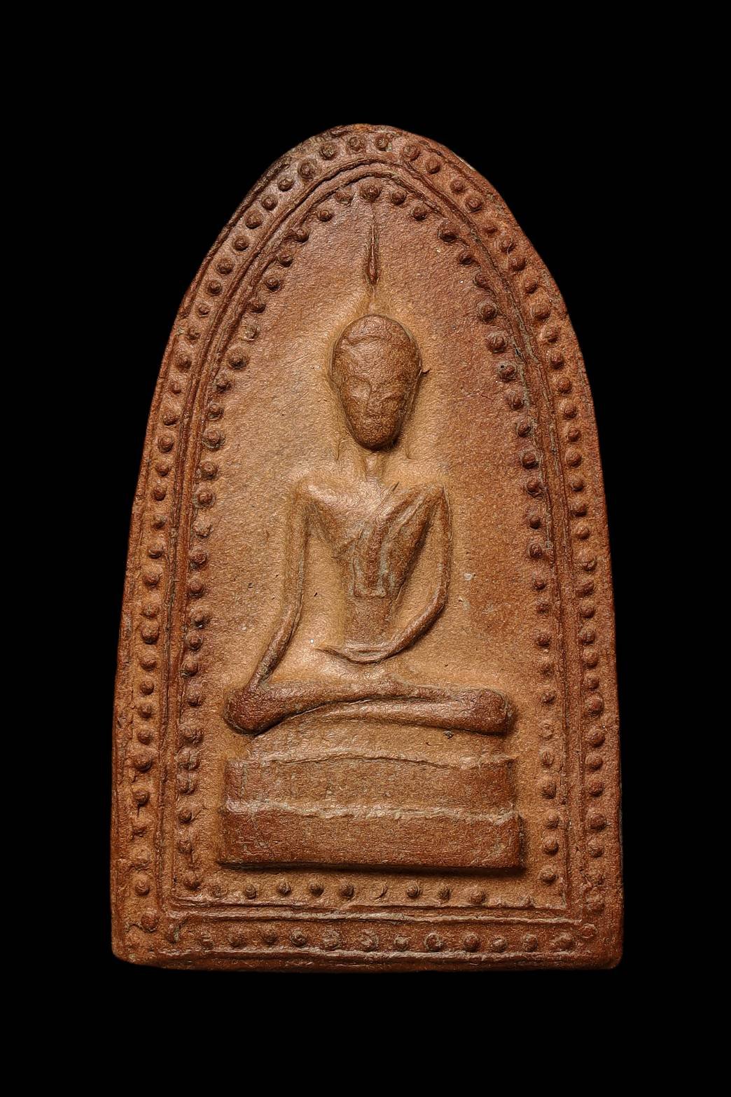 299099 พระสรรค์นั่งข้างเม็ด เนื้อดิน หลวงพ่อกวย  วัดโฆสิตาราม จังหวัดชัยนาท