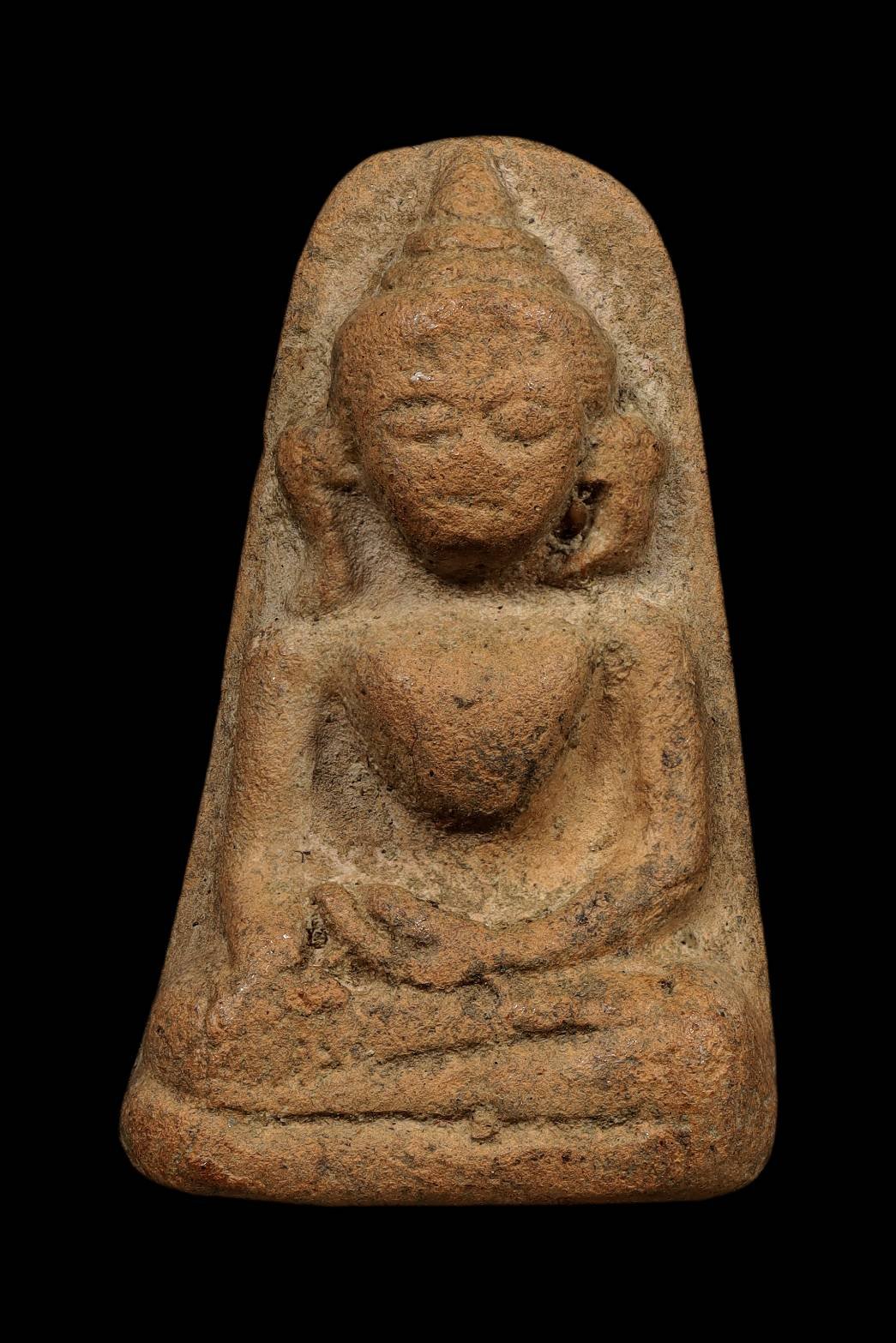 299110 พระกันผี เนื้อดิน ยุคต้น หลวงพ่อกวย วัดโฆสิตาราม จังหวัดชัยนาท