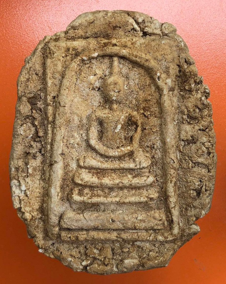 302576 พระสมเด็จวัดใหม่อมตรส  (บางขุนพรหม)  พิมพ์ใหญ่ไม่ตัดปีก  ปี 2531 กทม.