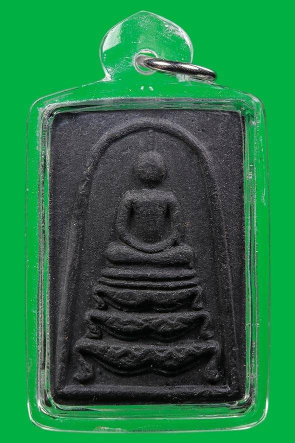 299399 สมเด็จฐานสิงห์ เนื้อผงใบลาน ปี 2522  รุ่นสุดท้าย. ล.พ.กวย วัดโฆสิตาราม  จ.ชัยนาท