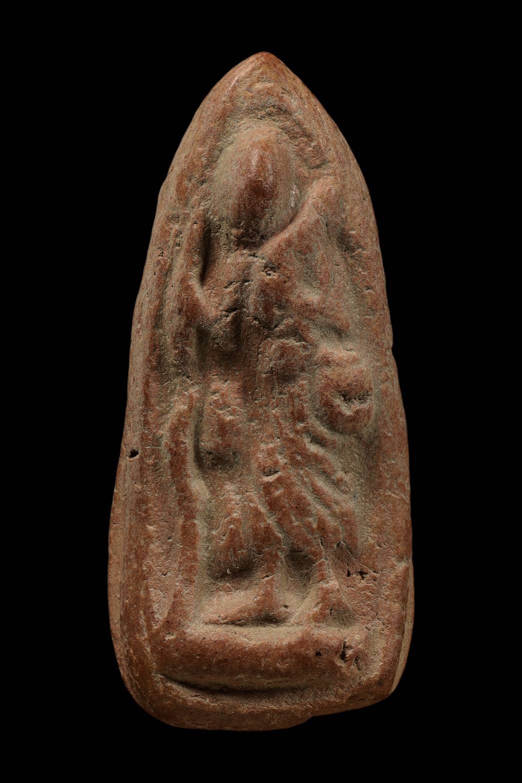 299510 พระสิวลี พิมพ์มีย่าม เนื้อดินยุคต้น  ล.พ.กวย วัดโฆสิตาราม  จ.ชัยนาท