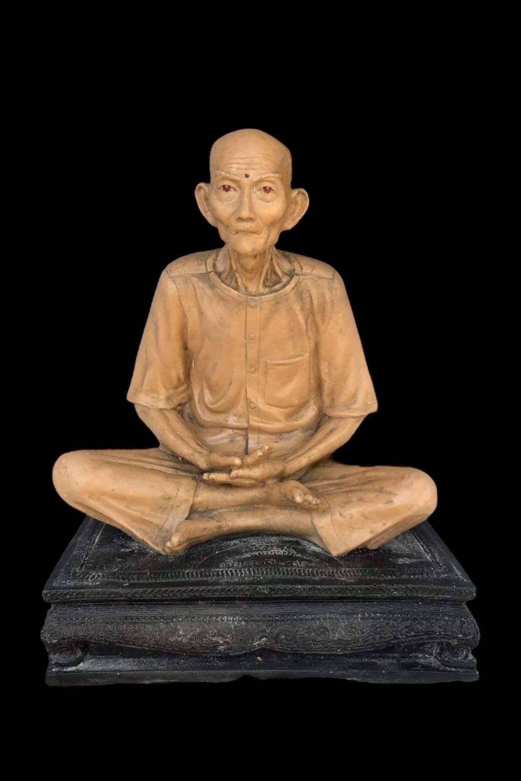 299520 พระบูชา เซียนแปะโรงสี  รุ่น 2 เนื้อเรชิ่น ปี 2523  วัดศาลเจ้า จ.ปทุมธานี 