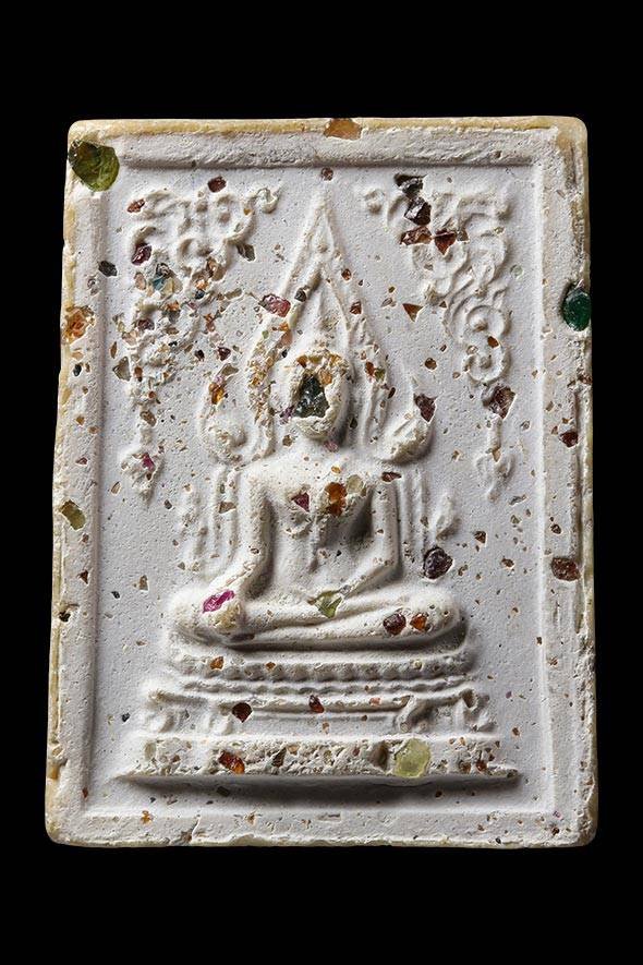 299566 พระพุทธชินราชโรยพลอย วัดราชนัดดา จ.กรุงเทพฯ ล.พ.กวยปลุกเสก ปี2512 