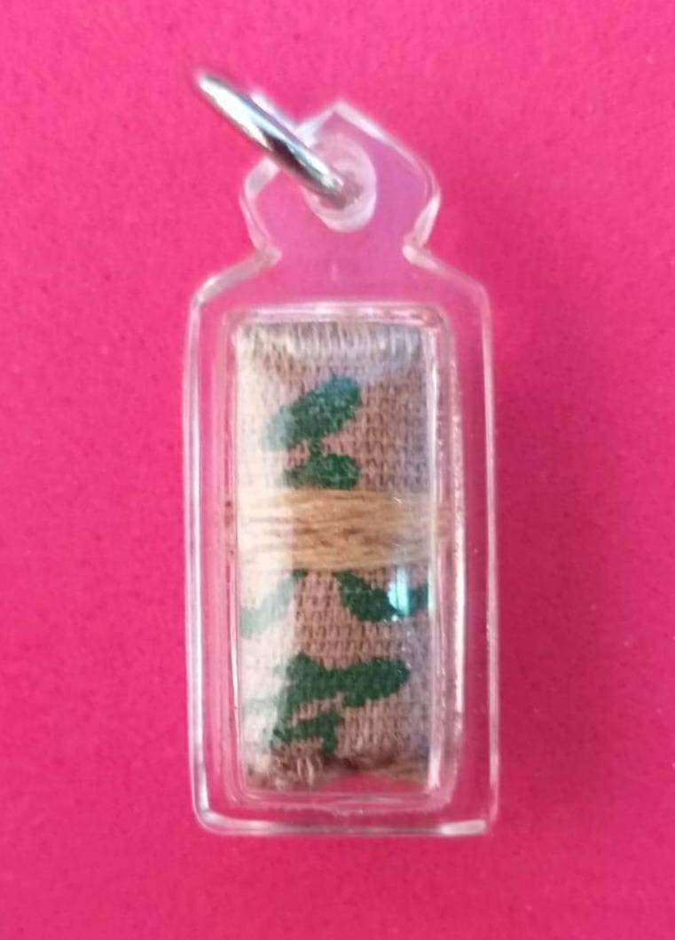 (296230)  ผ้ายันต์ฟ้าประทานพร  ตระกรุดมัดมือ  เซียนแปะโรงสี ปี2519 จ.ปทุมธานี