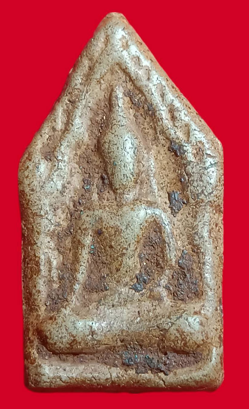 302661 พระขุนแผนแข้งหมอน  เนื้อหม้อดินเก่า ผสมทรายเสก  และ มวลสารศักดิ์สิทธิ์ (บล็อกนิยม)ปี 2500  หลวงพ่อกวย วัดโฆสิตาราม  