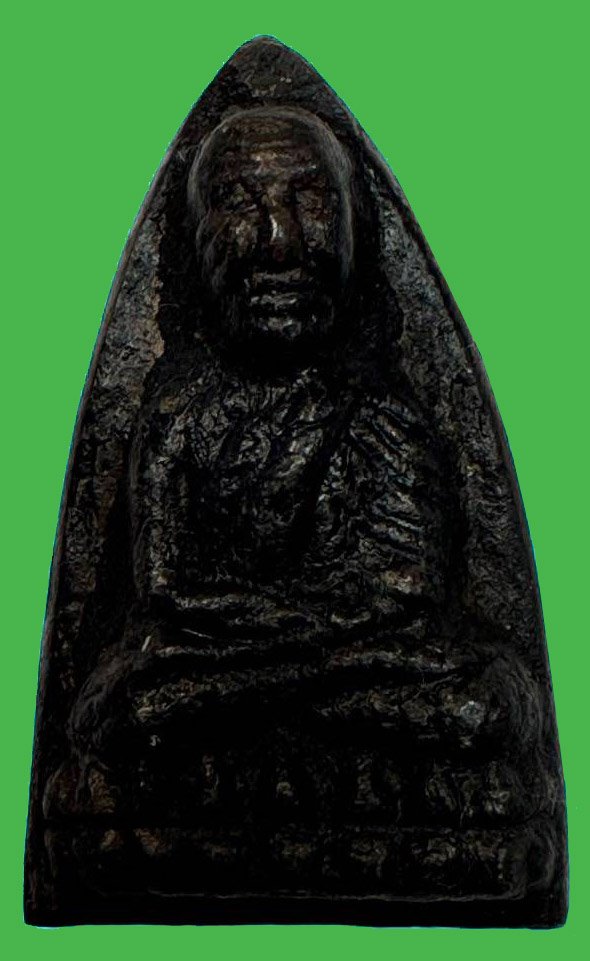 300177 หลวงปู่ทวด (วัดคอกหมู) ปี2505 พิมพ์เตารีดใหญ่ เนื้อโลหะผสม กทม.