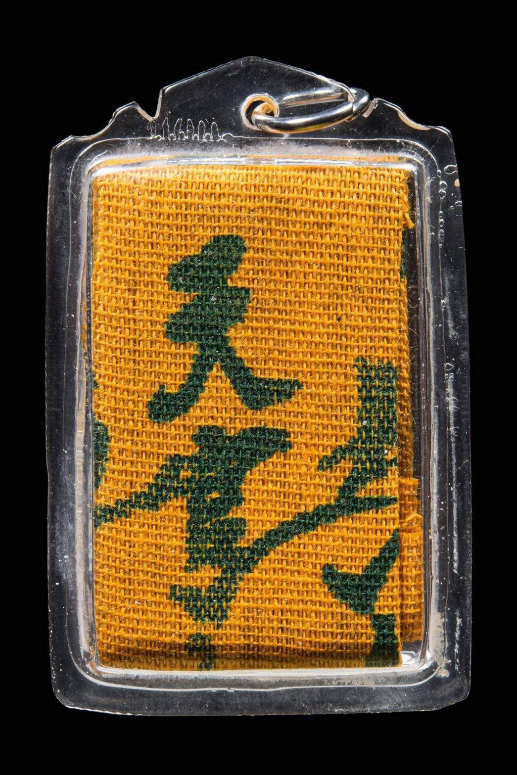 (296269) ผ้ายันต์ฟ้าประทานพร  หางยาว เซียนแปะโรงสี  ปี 2519 จ.ปทุมธานี 