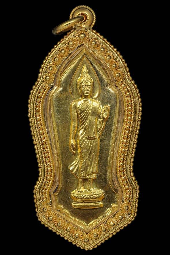 300733 เหรียญพระพุทธ 25 พุทธศตวรรษ เนื้อทองคำ ปี 2500 กทม.